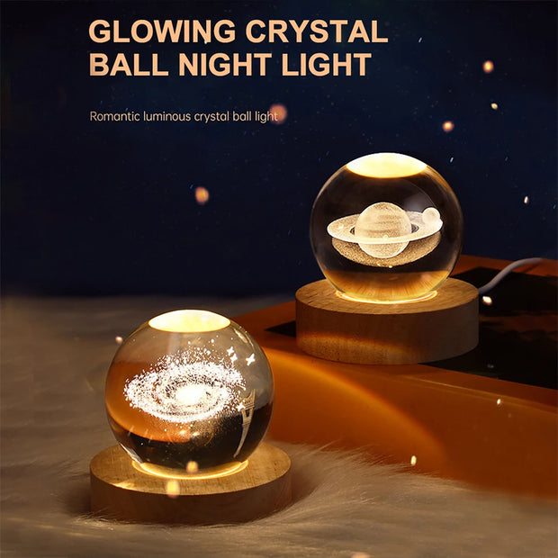 RGB Crystal Ball Table Lamp