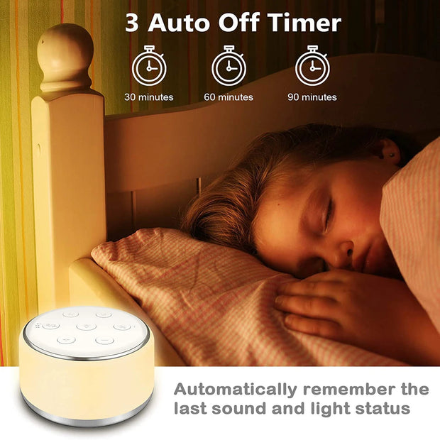 White Noise Machine with Night Light