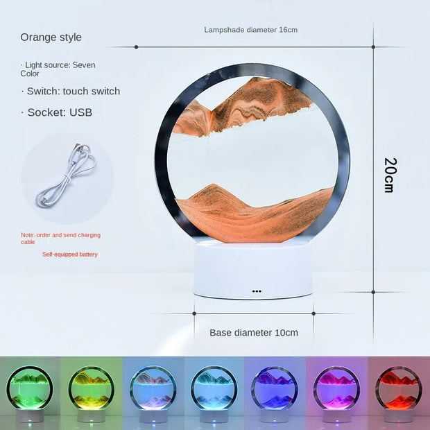 LED RGB Sandscape Lamp