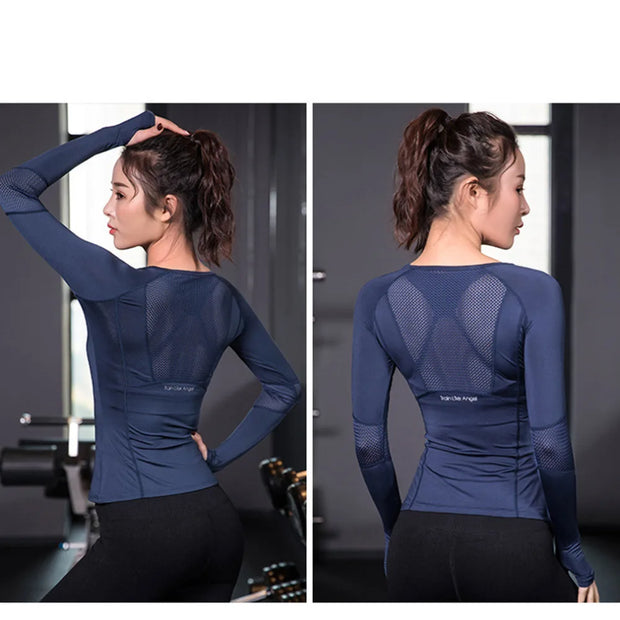 Women's Sports Wear For Fitness Running Jogging Tshirt
