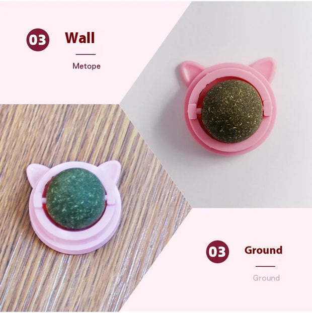 Rotating Cat Mint Ball
