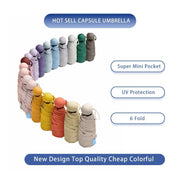 Compact & Strong Travel Umbrella