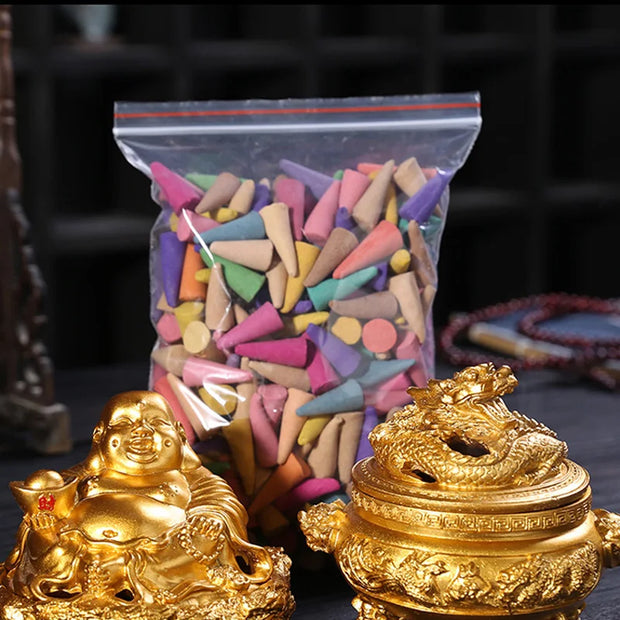 Mixed Backflow Incense Cones,