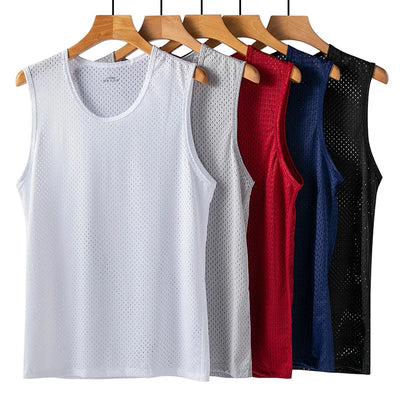 Ice silk Mesh Sports Vest Tank Top