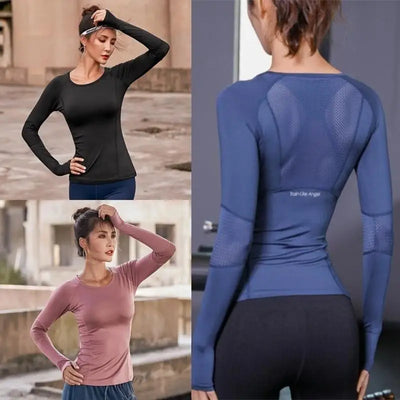 Women's Sports Wear For Fitness Running Jogging Tshirt