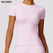 NCLAGEN Women Running Sports T Shirt