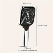 Adjustable 3-Mode High-Pressure Shower Head