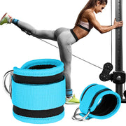 Adjustable D-Ring Fitness Ankle Straps
