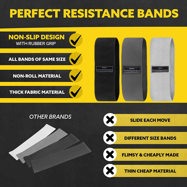 Glute Thigh Elastic Workout Bands