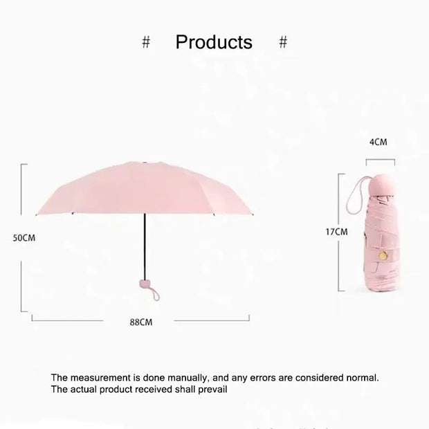 Compact & Strong Travel Umbrella