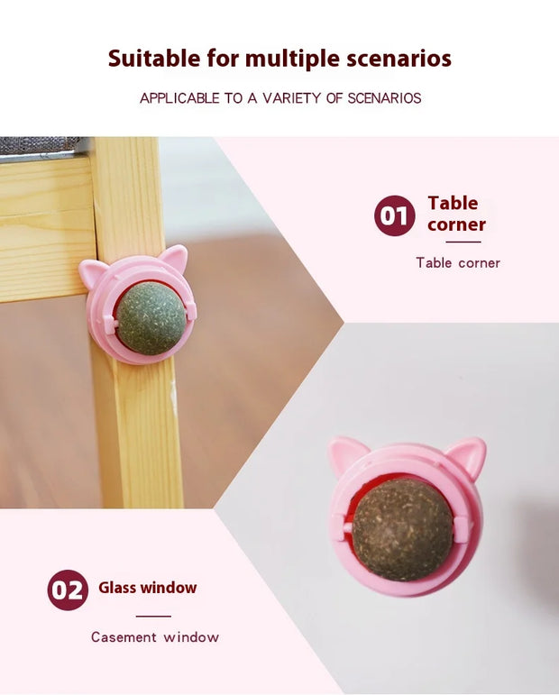 Rotating Cat Mint Ball